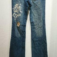 新品未使用！ 大人かっこいいダメージデニム ジーンズの画像