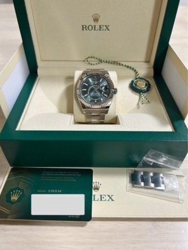 国内初 Rolex ロレックス スカイドゥエラー 2023 最新 型番 5月 購入 ミントグリーン ステンレス メンズ腕時計 自動巻き 42mm 100m