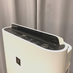 シャープ 加湿 空気清浄機 プラズマクラスター 7000 スタンダード 13畳 / 空気清浄 23畳 2019年モデル ホワイト KC-L50-Wの画像