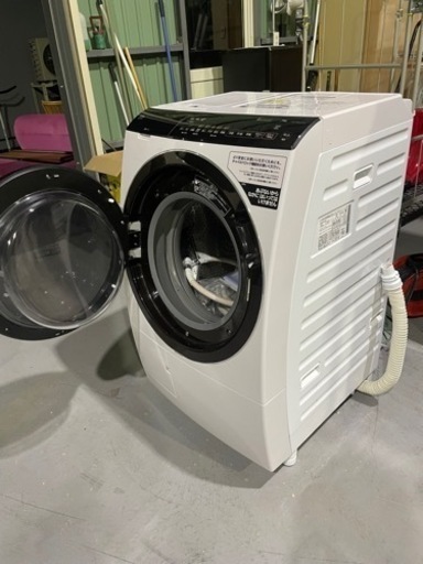 HITACHI ドラム式洗濯乾燥機 洗濯11kg/乾燥6kg 2021年製 ビッグドラム BD-SX110FL 左開き 洗剤自動投入 