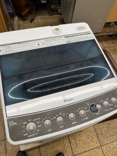 洗濯機　ハイアール　2019年式