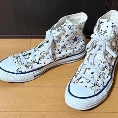 お値下げしました！converse コンバース　オールスター　スニーカー　夏　海の画像