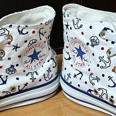 お値下げしました！converse コンバース　オールスター　スニーカー　夏　海の画像