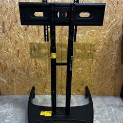 NORTHBAYOU 液晶テレビモバイルカート TVスタンド テレビスタンド 32〜65インチ 可動式 キャスター付き AVA15000-60-1PBLKの画像