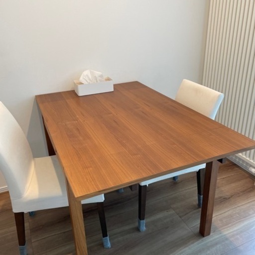 商談中‼︎ MUJI 無印良品 ダイニングテーブル チェア2脚 カバー2種類