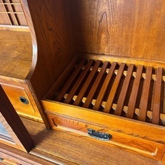 NO.540 《大幅お値下げ中!!》茶箪笥 茶棚 食器棚 飾り棚 収納 和家具の画像