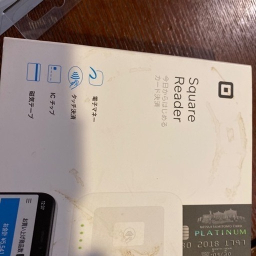 未使用　square リーダ　スマホＩＤ決済対応端末
