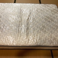 【中古】ベッドマットレス ダブルサイズ サイド3Dメッシュ