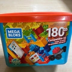 メガブロック180ピース箱　※箱割れ目あり