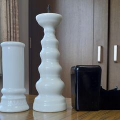 仏具　燭台　4.5寸　ローソク立、花入・線香入、マッチ消の画像