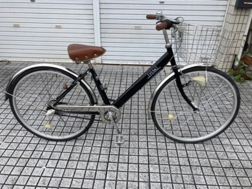 【26インチ自転車】内装3段変速　オートライト付　前タイヤ、鍵新品❗️スペアキーあり　若林自転車　浜大津店　SALE中❗️