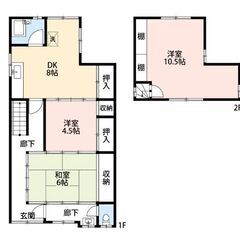 清水駅徒歩12分戸建！DIY、高齢者、ペット、寮利用等大歓迎！駐...