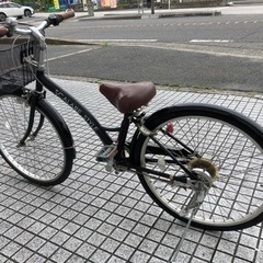 【24インチ自転車】ジュニアサイズ　外装6段変速付　カゴ新品❗️若林自転車　浜大津店　SALE中❗️の画像