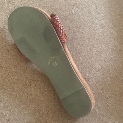 値下げ！ふわふわマシュマロインソールメッシュスリッパサンダルLL(24.5)サイズの画像