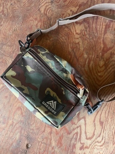 【未使用品】グレゴリー GREGORY ミニショルダーバッグ カモフラ 迷彩
