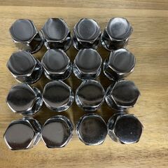 メッキ！ショート袋ナット新品16個セット！19HEX M12×1.5P☆S660、ビート、バモスなどの軽自動車に！の画像