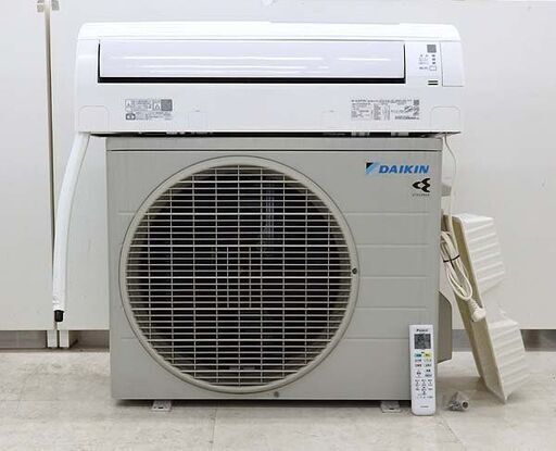 北海道 千歳市/恵庭市 通電確認済 ダイキン/DAIKIN ルームエアコン KuaL/クオル ATE25XSE8-W 2020年製 冷房 暖房 単相100V 冷房7-10畳/暖房6-8畳