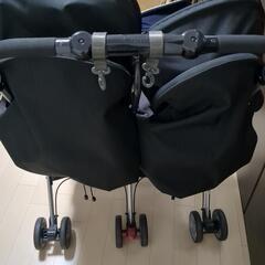 双子ベビーカー　コンビ　ツインスピンの画像