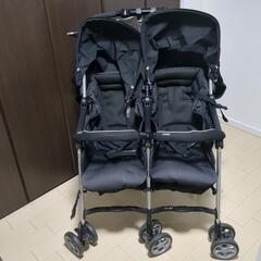 双子ベビーカー　コンビ　ツインスピンの画像