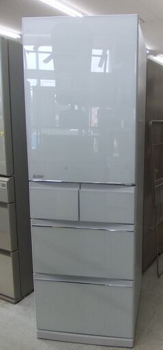MITSUBISHI　6ドア冷蔵庫　自動製氷　455L　2020年製　MR-B46E-W