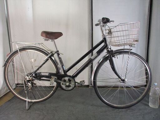 C843★限定特価★ 中古自転車 【27インチ　マルイシ　フォーメーション　　黒　6段　LEDオートライト 】