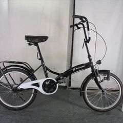 C844★8000円★　折りたたみ中古自転車【20インチ　黒 】 