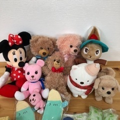ミニーぬいぐるみ等まとめ売り　クローゼット除湿商品の画像