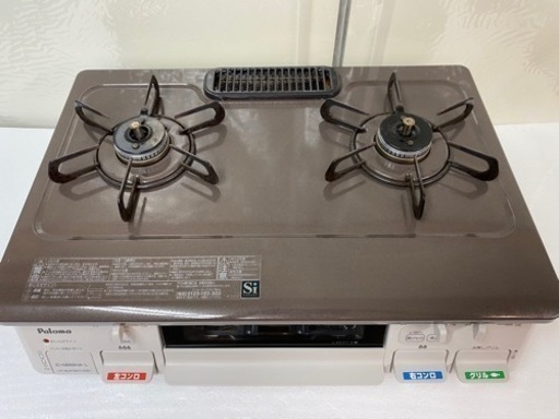 I384 ? Paloma 都市ガステーブル ★ 水無し片面焼きグリル! ⭐ クリーニング済