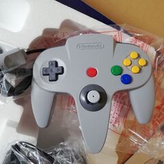 【新同品】NINTENDO 任天堂 64 本体＋コントローラー＋ACアダプタの画像