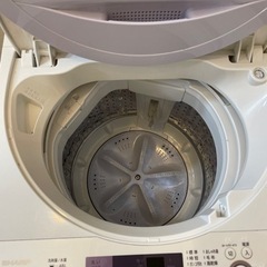 値下げしました) 中古　洗濯機　シャープ　ES-GE5Aの画像