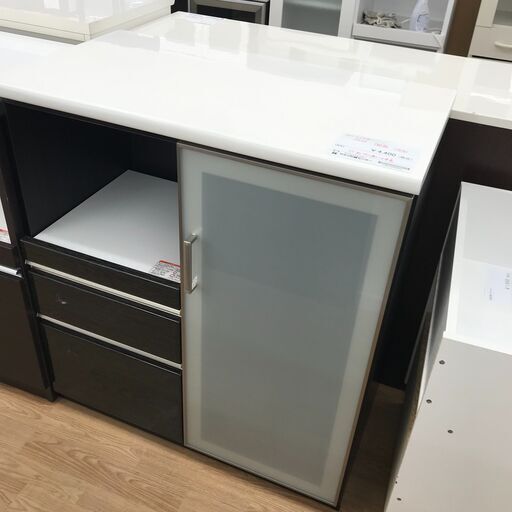 ★ジモティ割あり★ ニトリ キッチンカウンター Nポスティア ダークブラウン H101×W90×D50 クリーニング済み KJ2105