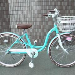 札幌市内配達無料！中古22インチ自転車女の子！