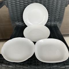 ちょっと昔の　ヤマザキ春のパンまつり 白いお皿　ボウル 6個セットの画像