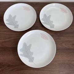 葉っぱのワンプレート皿 3点セットの画像