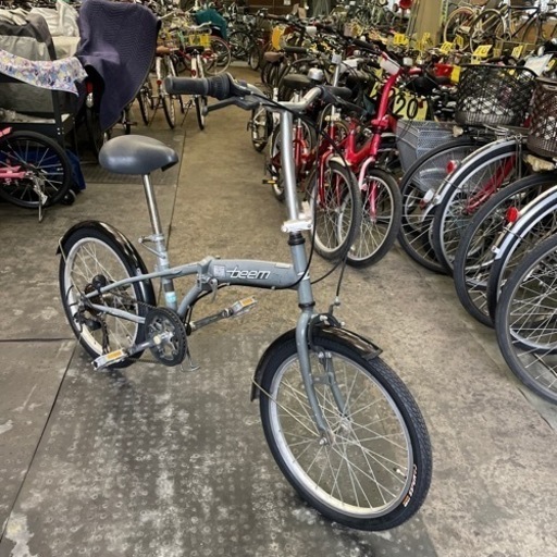 【3475】折り畳み　20インチ　前後タイヤ新品　8,300円（防犯・税込）