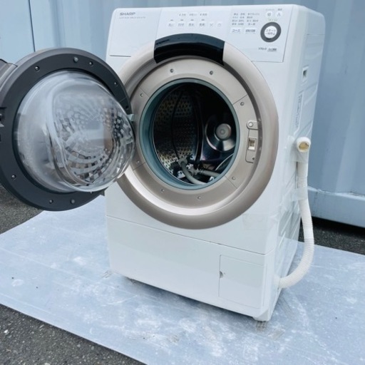 格安✨SHARP ドラム式洗濯乾燥機　一人暮らし◎ 配達?