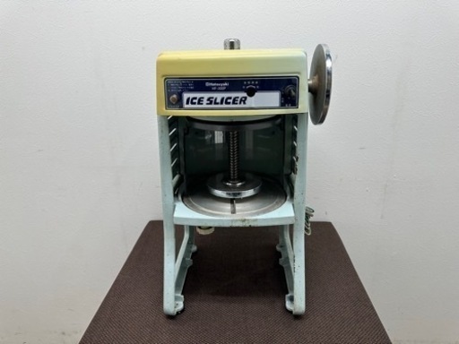 初雪　ハツユキ　かき氷機　卓上　アイススライサー　ブロックアイス用　中部コーポレーション　HF-300P