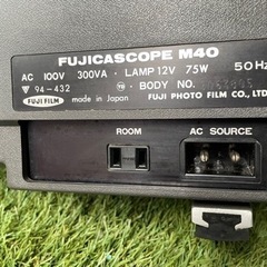 富士フイルム　FUJICASCOPE M40 フジカスコープ　　 S/Rフィルム 8ミリ映写機の画像