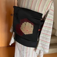 浴衣と帯の画像