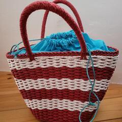 新品 タグ付 アルジー かごバッグの画像