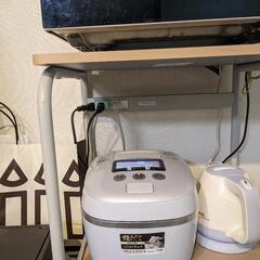 【受付終了】レンジ台　炊飯器台の画像