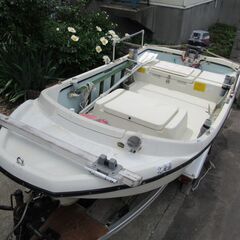 軽トレーラー付きボートの画像
