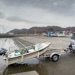 軽トレーラー付きボートの画像