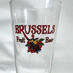 ビアグラス BRUSSELS Fruit Beer 6個セット コップ グラス ビールグラス 高さ21.7cm ブリュッセル フルーツビール  ☆ 札幌市 豊平区 平岸の画像