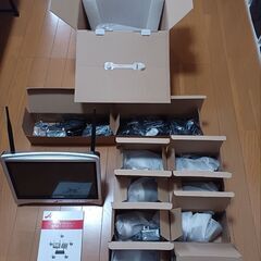 ANRAN 防犯カメラ 8台 モニター付き 監視カメラ ワイヤレ...