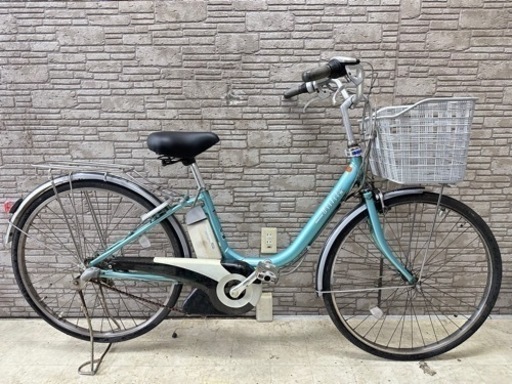東京23区配達無料　ブリヂストン　アシスタ　6Ah リチウム 電動自転車 中古 1302