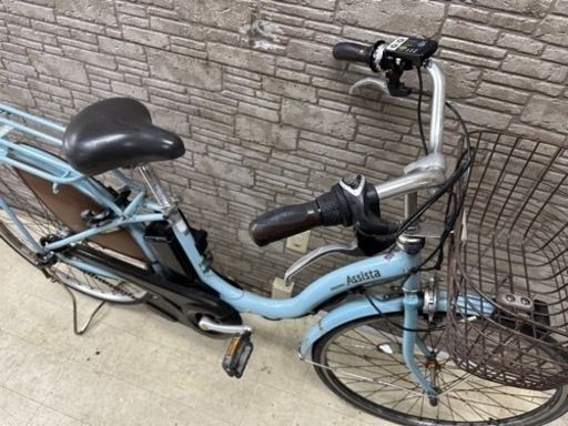 東京23区配達無料　新基準　ブリヂストン　アシスタ　6.6Ah リチウム 電動自転車 中古 1303