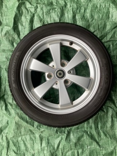 3穴　mccスマート450 451 ホイールタイヤセットバリ山