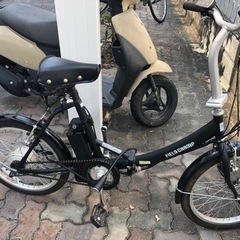 電動アシスト自転車 折りたたみ 黒 【お取引完了】