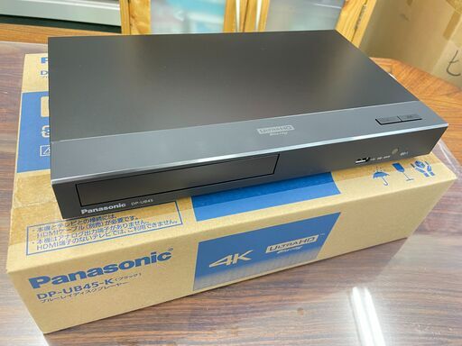 商談中ヤフ【Panasonic】ブルーレイディスクプレーヤー 高年式 2022年 DP-UB45-K パナソニック BD DVD リビング 家電 福島 郡山市 a
